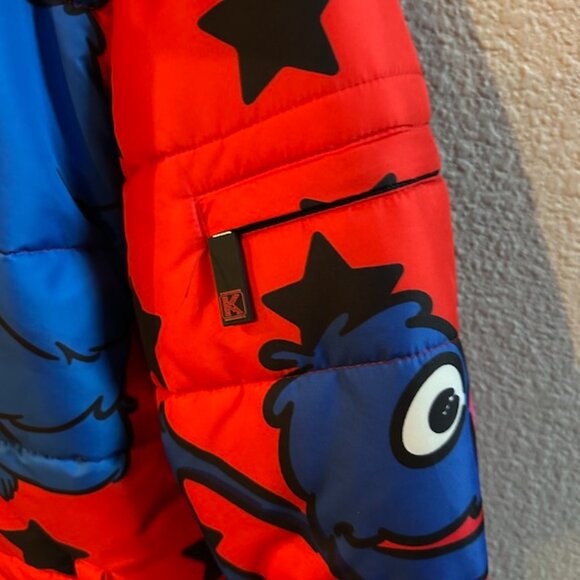 de Kryptic x Sesame Street Puffer Jacket XL NWOT - Sesame Workshop 2020 Big Bird - Picture 5 of 15